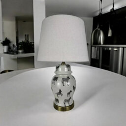 Minster Lamp And Shade - Ceramic - L18 X W18 X H40 Cm - thumbnail 3