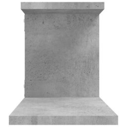 Berkfield Wall-Mounted Tv Shelf Concrete Grey 125X18X23 Cm Engineered Wood - thumbnail 6