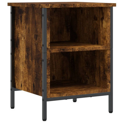 Berkfield Industrial Shoe Cabinet Smoked Oak 38X35X50 Cm Engineered Wood