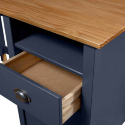 Berkfield Desk Hill Range With 3 Drawers Grey 120X50X74 Cm Solid Pine Wood - thumbnail 5