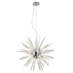 Luminosa Lighting Luminosa Tropez Pendant 8 Light G9 Polished Chrome/glass - thumbnail 1