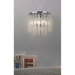 Luminosa Lighting Luminosa Tropez Pendant 8 Light G9 Polished Chrome/glass - thumbnail 4
