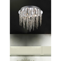Luminosa Lighting Luminosa Tropez Pendant 8 Light G9 Polished Chrome/glass - thumbnail 5