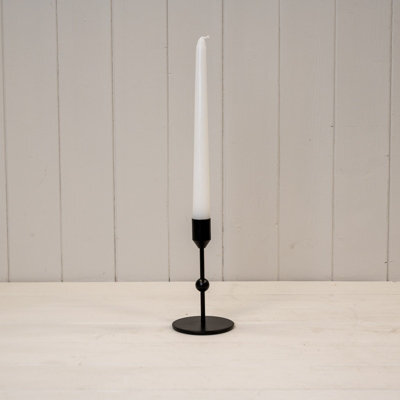 Four Candle Satchville Black Candle Holder With Ball Detail - image 1