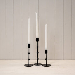 Four Candle Satchville Black Candle Holder With Ball Detail - thumbnail 2