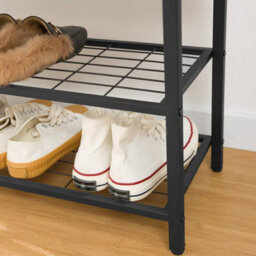 HOOBRO Hall Tree Coat Rack Shoe Bench Set, Diy, Entryway Shoe Rack With 9 Hooks, Coat Stand, Sturdy And Easy Assembly, Hallway Coat Hat B - thumbnail 5