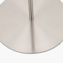 Pacific Lifestyle Brushed Silver And Steel Grey Floor Lamp - thumbnail 6