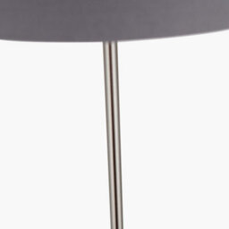 Pacific Lifestyle Brushed Silver And Steel Grey Floor Lamp - thumbnail 5