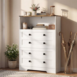 Homcom Narrow Shoe Cabinet, Shoe Storage Cabinet With 2 Flip Drawers, White - thumbnail 9