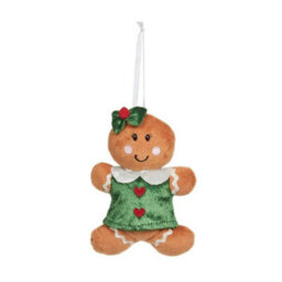 Gingerbread Girl Christmas Tree Decoration - thumbnail 2