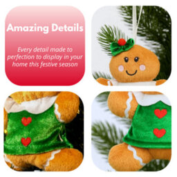 Gingerbread Girl Christmas Tree Decoration - thumbnail 6