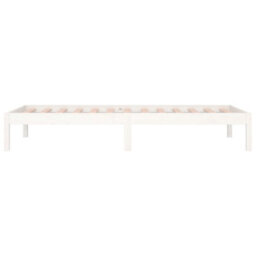Berkfield Day Bed White 90X200 Cm Solid Wood Pine - thumbnail 9