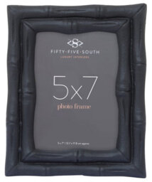 Orsina Hiba 5 X 7 Black Finish Bamboo Effect Photo Frame - thumbnail 1