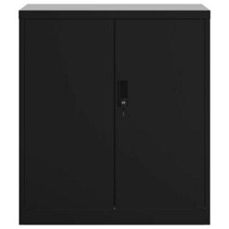 Berkfield File Cabinet Black 79X40X90 Cm Steel - thumbnail 3
