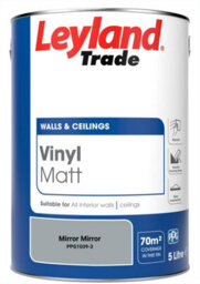 Leyland Trade Vinyl Matt Walls & Ceilings Emulsion Paint Mirror Mirror (Ppg1039-3) 5L - thumbnail 2