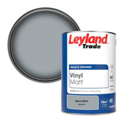 Leyland Trade Vinyl Matt Walls & Ceilings Emulsion Paint Mirror Mirror (Ppg1039-3) 5L - thumbnail 1