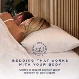Snuggledown Luxury Cotton Quilted Pillow, Firm Support, 2 Pack - thumbnail 3