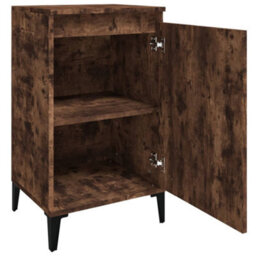 Berkfield Bedside Cabinet Smoked Oak 40X35X70 Cm Engineered Wood - thumbnail 6