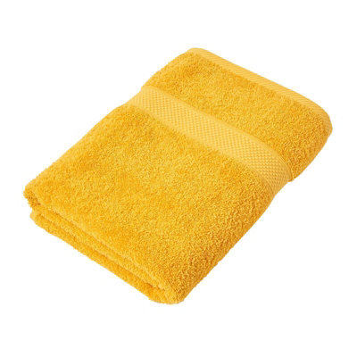 Homescapes Turkish Cotton Bath Sheet, Ochre