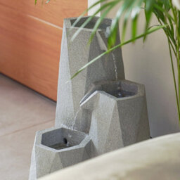 Festive Lights Solar & Plug-In White Serenity Cascading Fountain Led Water Feature - thumbnail 6