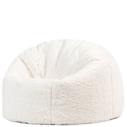 Icon Cuddle Cushion And Kids Kingston Teddy Berber Classic Bean Bag, Natural - thumbnail 4