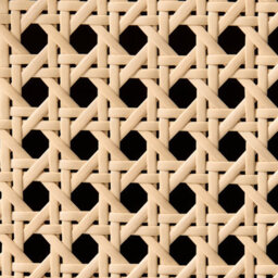 Wyld And Coco Boho Chest Of Drawers Black Mdf, Six Drawers With Woven Rattan Fronts, W120 X D40 X H74Cm - thumbnail 8