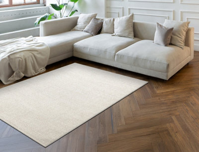 RugsX Carpet Casablanca Loom Cream, Loop, Soft Indoor & Outdoor 200X200 Cm - image 1
