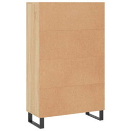 Berkfield Highboard Sonoma Oak 69.5X31X115 Cm Engineered Wood - thumbnail 8