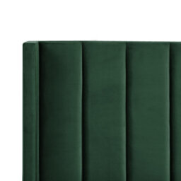 Beliani Bed Velvet Villette 180 X 200 Cm (Eu Super King) Dark Green - thumbnail 7