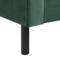 Beliani Bed Velvet Villette 180 X 200 Cm (Eu Super King) Dark Green - thumbnail 9