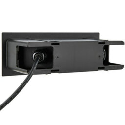 Ip44 Led Full Brick Light Textured Black & Louvre Slotted Grill 3.5W Cool White - thumbnail 3