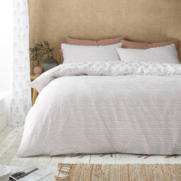 Pineapple Elephant Woodblock Floral So Soft Single Duvet Cover Set With Pillowcase Clay - thumbnail 2