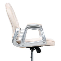 Beliani Desk Chair Princess Velvet Beige - thumbnail 8