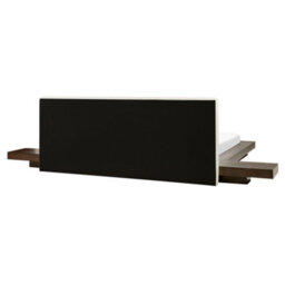 Beliani Bed With Led Faux Leather Zen 160 X 200 Cm (Eu King Size) Dark Ash Wood - thumbnail 7