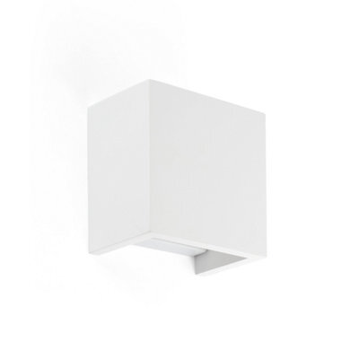 Luminosa Lighting Luminosa Oslo 1 Light Up & Down Wall Light White Plaster, G9 - image 1