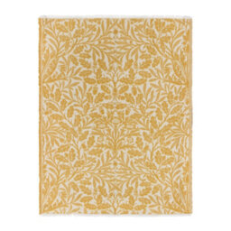 Morris & Co Acorn Jacquard Throw, Gold, 130 X 170Cm - thumbnail 4