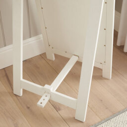 The Furniture Market Wilmslow White Painted Cheval Mirror Full-Length - H 1485mm X W 600mm X D 60mm - thumbnail 3