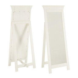 The Furniture Market Wilmslow White Painted Cheval Mirror Full-Length - H 1485mm X W 600mm X D 60mm - thumbnail 5