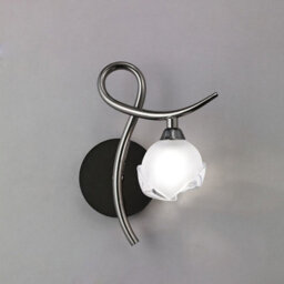 Luminosa Lighting Luminosa Fragma Wall Lamp Right 1 Light G9, Black Chrome - thumbnail 2