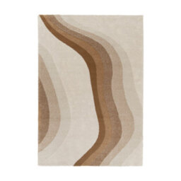 Melrose Solero Decorative Wave Terracotta Patterned Medium Area Rug 120/170Cm - thumbnail 5