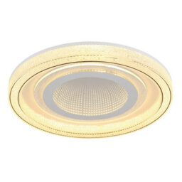Luminosa Lighting Luminosa Alsuna Integrated Led Semi Flush Ceiling Light White Matt Led Dimmable 2700-6000K Remote Control - thumbnail 4