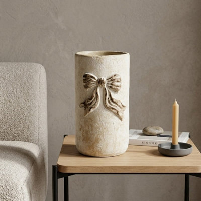 Garden Greatness Relica Bow Motif Decorative Vase - image 1
