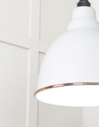 From the Anvil White Gloss Brindley Pendant In Flock - thumbnail 6