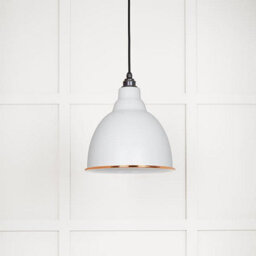 From the Anvil White Gloss Brindley Pendant In Flock - thumbnail 3