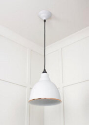 From the Anvil White Gloss Brindley Pendant In Flock - thumbnail 5