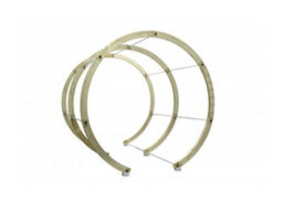 Edecks Flower Walk Circle Walkway Wooden Garden Pergola (W 2580mm X D 2280mm) With Bolt Down Anchors - thumbnail 2