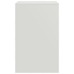 Berkfield Bedside Cabinets 2 Pcs White 34.5X39X62 Cm Steel - thumbnail 8