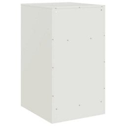 Berkfield Bedside Cabinets 2 Pcs White 34.5X39X62 Cm Steel - thumbnail 9