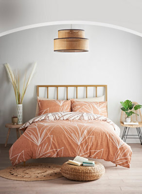 Cosmo Living Sunset Abstract Duvet Set - Natural - Super King - image 1