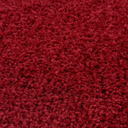 The Rugs Red Soft Plain Design Fluffy Shaggy Rugs And Runners High Pile Living Room Kitchen Hallway 380 - thumbnail 2